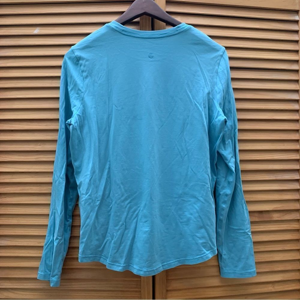 Lululemon Athletica Long Sleeve Baby Blue - Picture 3 of 4